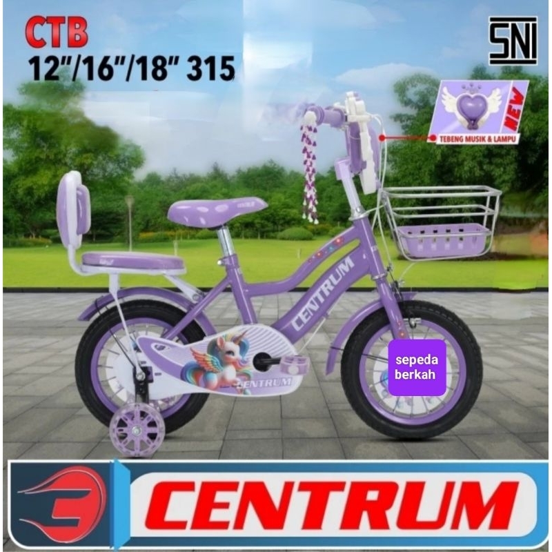 sepeda anak 16 mini centrum musik