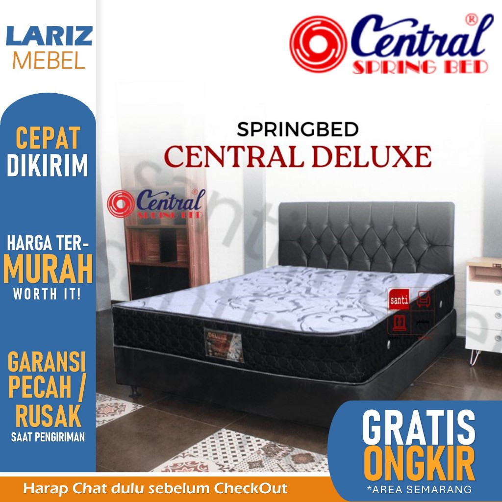PROMO Matras Springbed Central deluxe Murah Semarang toko lariz mebel