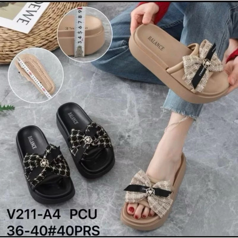 V211 - A4 Sendal pita korea import balance Sandal Jelly import