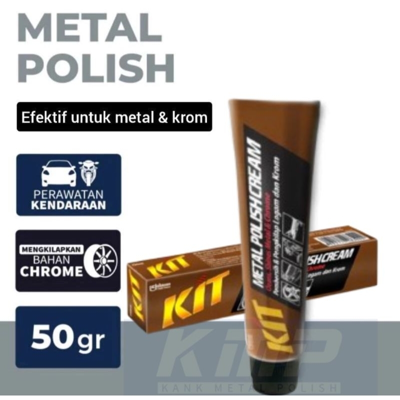 KIT Metal Polish Pengkilap Logam 50gr