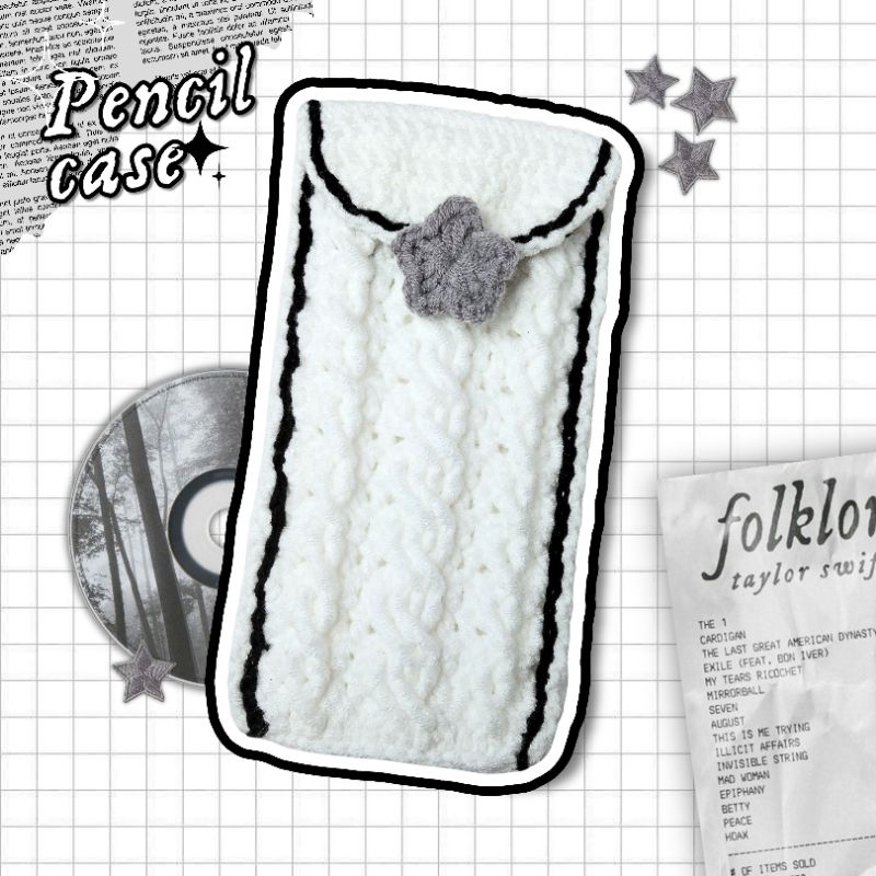 

Hubbyarn - Folklore Crochet Pencil Case (Tempat Pensil Rajut) Aesthetic & Pretty