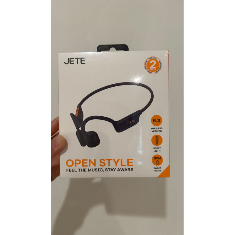 JETE Headset Bluetooth Sport Open Style With IPX4 - Navy