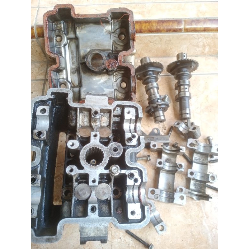 head kop blok cylinder satria fu 150 second ori lepasan montor