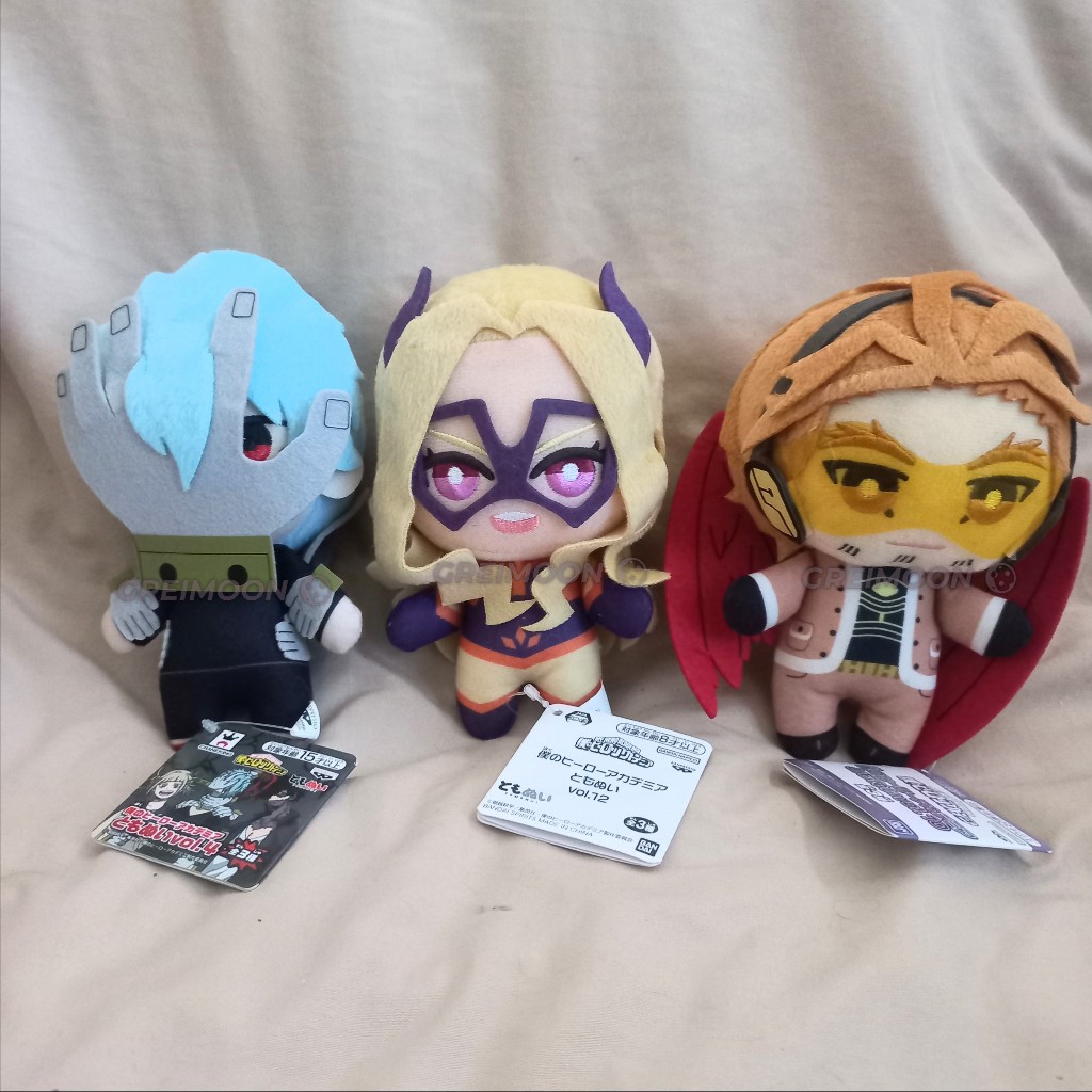 Gantungan Boneka Plush Anime My Hero Academia Tomonui Hawks & Mount Lady