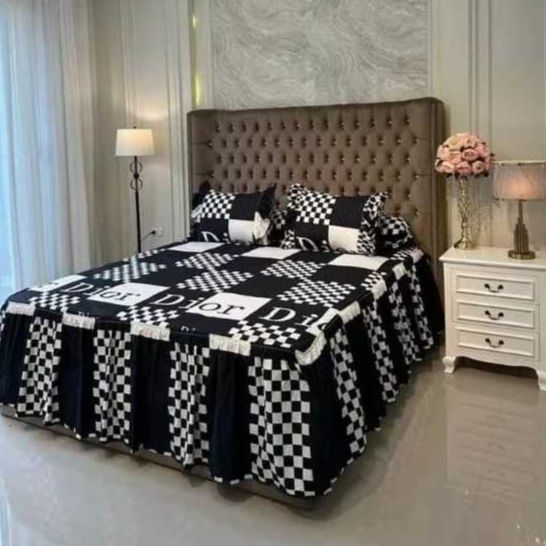 Sprei Rumbai Karakter Bunga Ukuran 180x200 160x200 120x200 Free 2 sarung bantal & 1 sarung guling