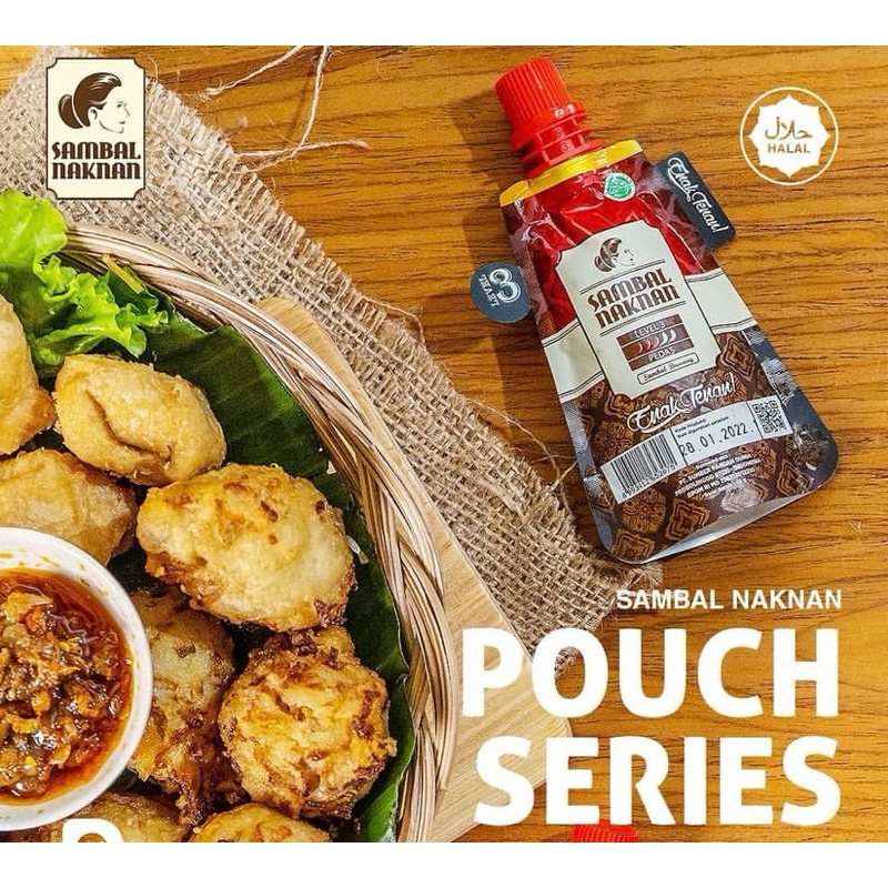 

Sambal Bawang Naknan Pouch 45 gram (Level 3 & Level 5) HALAL BPOM
