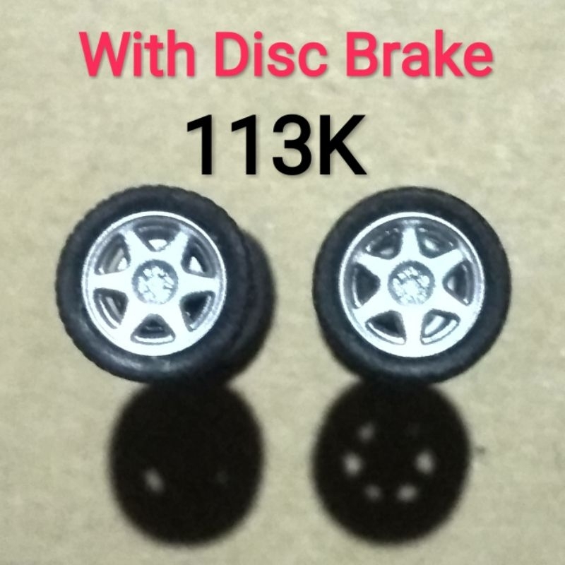 Diecast Mini Scale 64 Velg Ban Karet Inno Mercedes Benz 190E Evolution 2