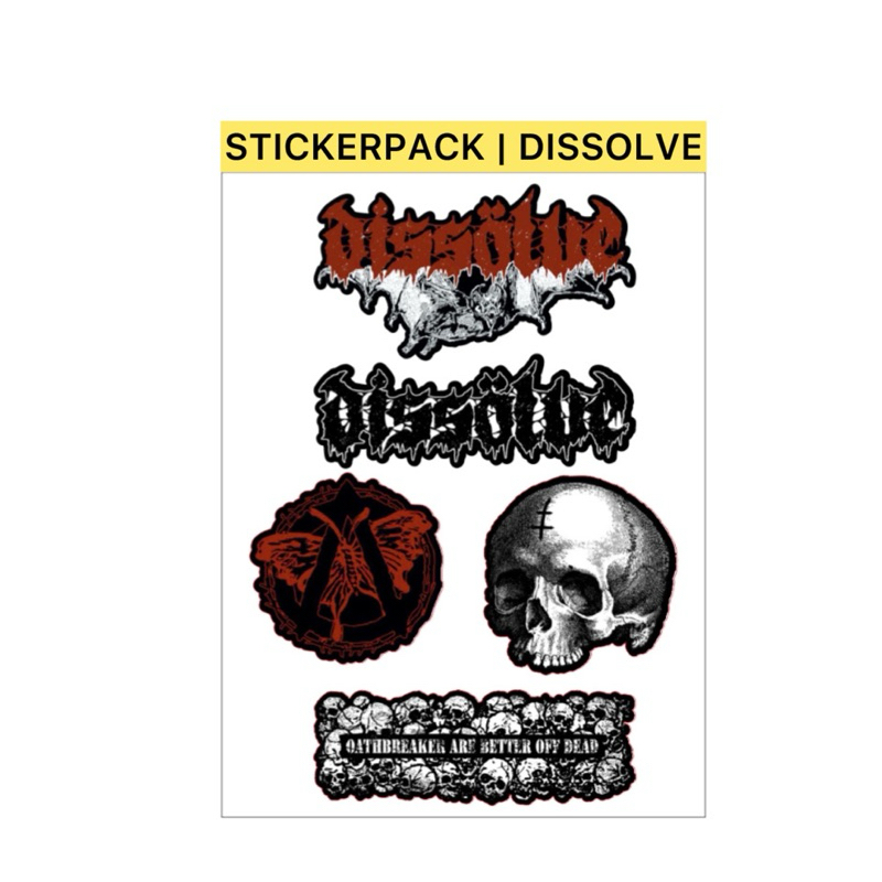 

Sticker Pack Band Dissolve | Official Merchanise