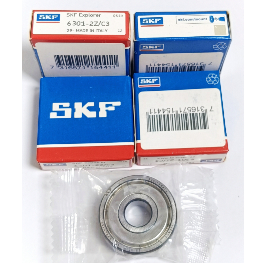 Bearing 6301ZZ C3 SKF Tutup Besi 6301 ZZ 2Z