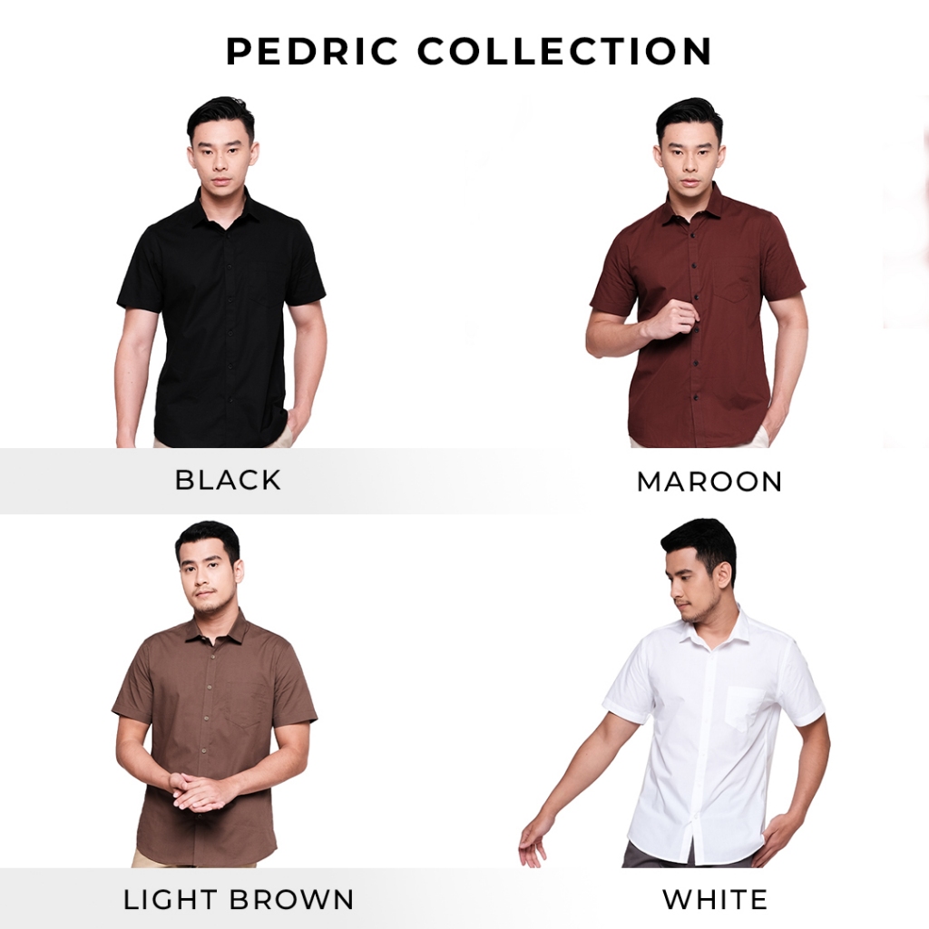 MOC Kemeja Lengan Pendek Pria PEDRIC