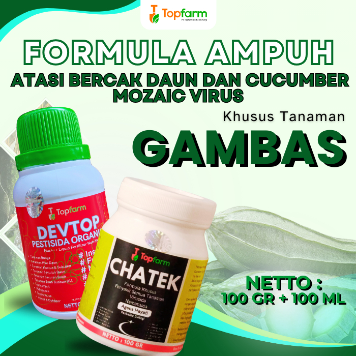 Pestisida Topfarm / Obat Hama Pada Gambas / Obat Pembasmi Hama Buah Oyong / Obat Hama Pada Gambas / 
