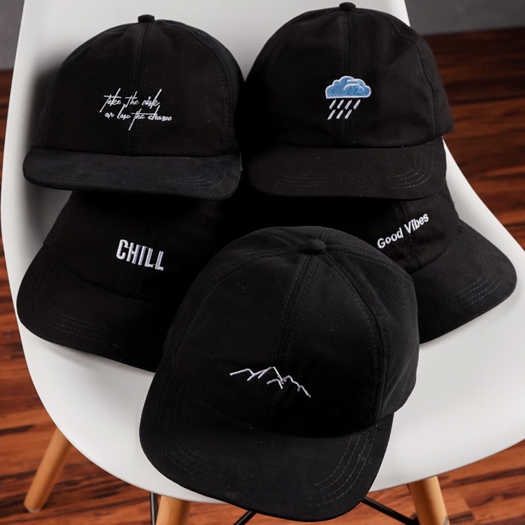 Grosir Sekarang  Topi 6 Panel Distro Motif Bordir