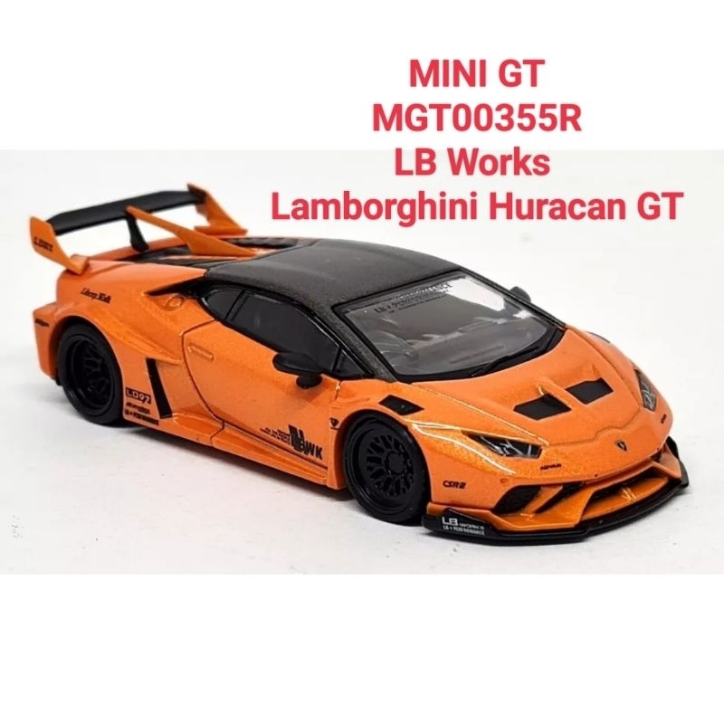 minigt 1/64 diecast Lamborghini Huracan GT - LB WORKS