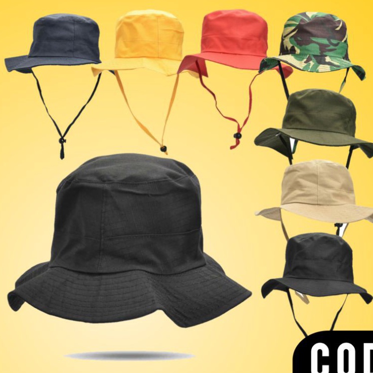 Grosir Hari Ini  Topi Bucket Rimba  Rimba Hat  Topi Hiking  Topi Hutan