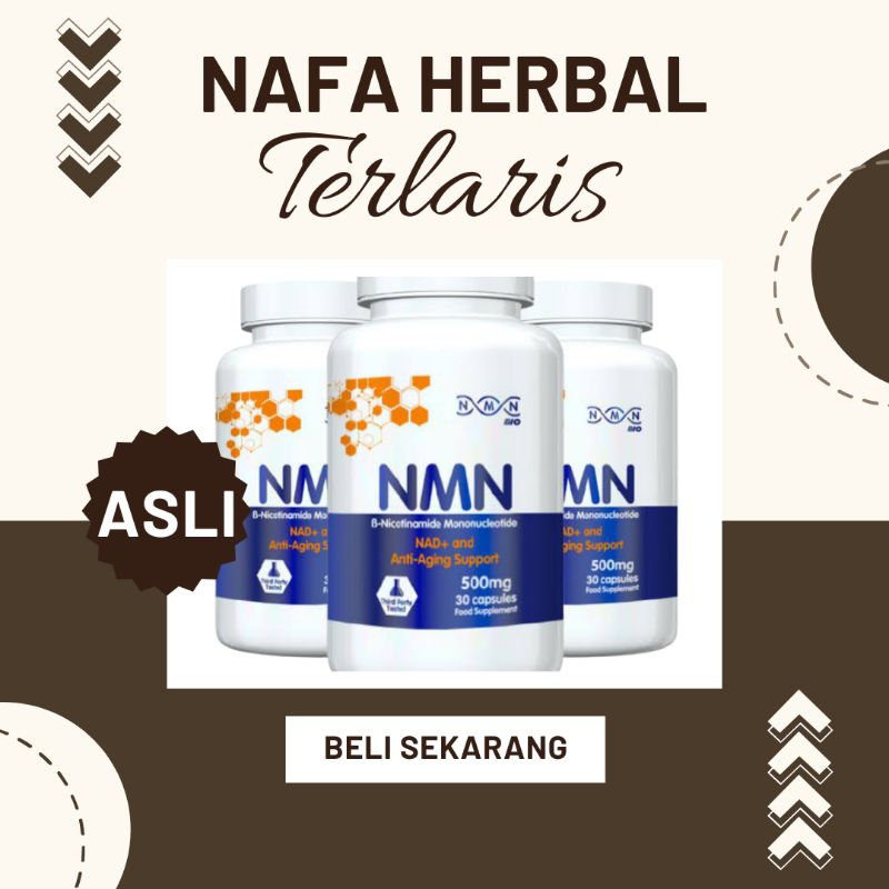 DISTRIBUTOR) NMN BIO PURE NICOTINAMIDE MONONUCLEOTIDE CAPSUL ASLI ORIGINAL