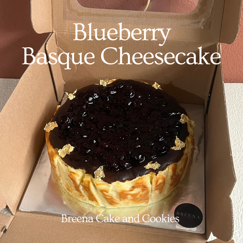 

Blueberry Basque Cheesecake