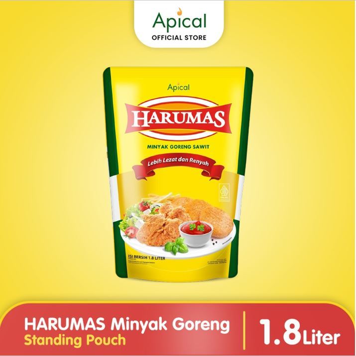 

HARUMAS Minyak Goreng Standing Pouch 1.8L