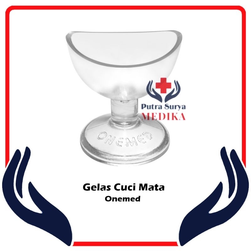 Gelas Cuci Mata Plastik Gelas Rimbang Bening
