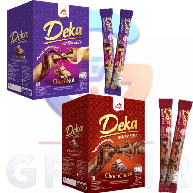 

Deka Wafer Roll Box, isi 24pcs