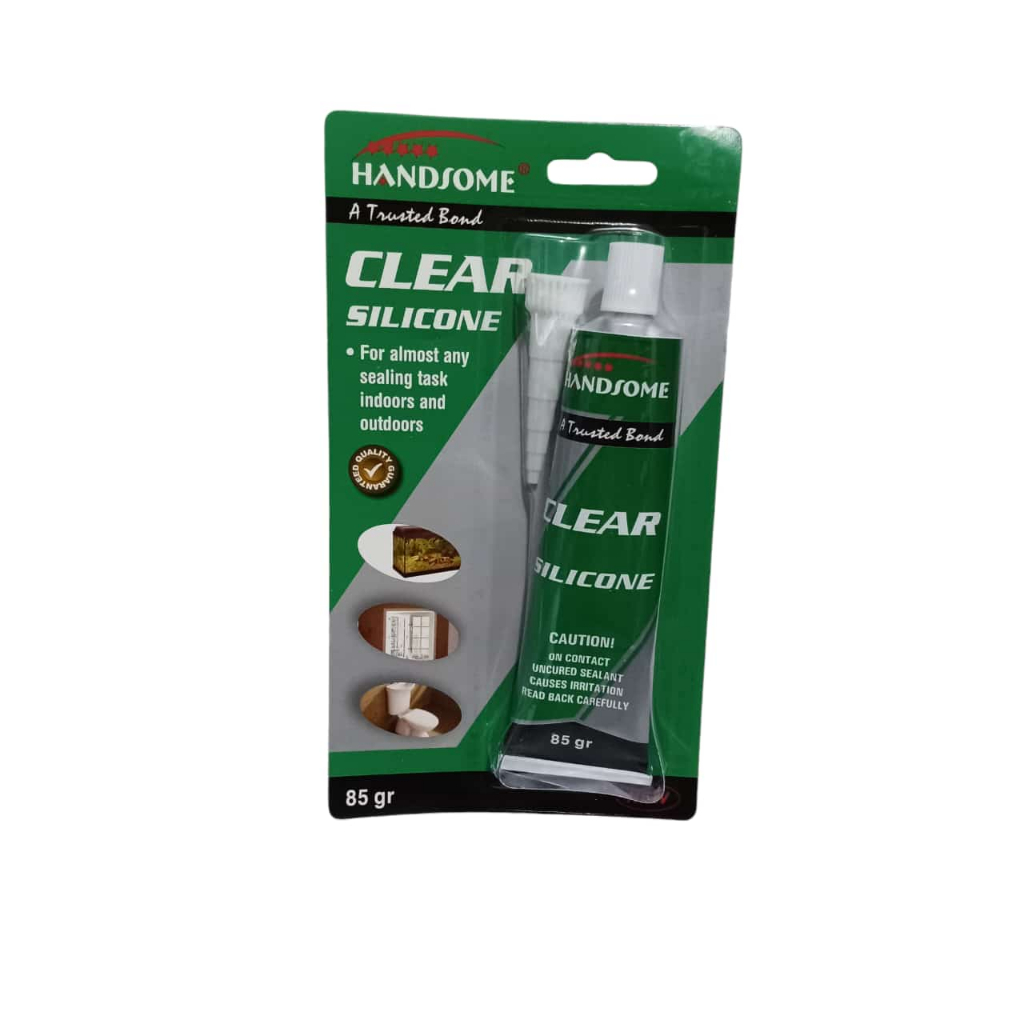 LEM SILICONE HANDSOME CLEAR 85 gram