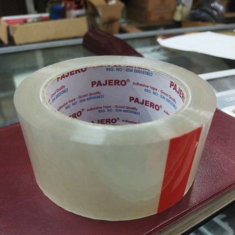 

Isolasi Lakban Bening Pajero tape 2inch 48mm 90 yard 81m 45 mikron