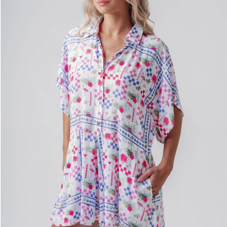 BLOOD + BONE - Paradiso Playsuit - White