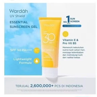 WARDAH UV SHIELD SUNSCREEN GEL/SUNSCREEN WARDAH
