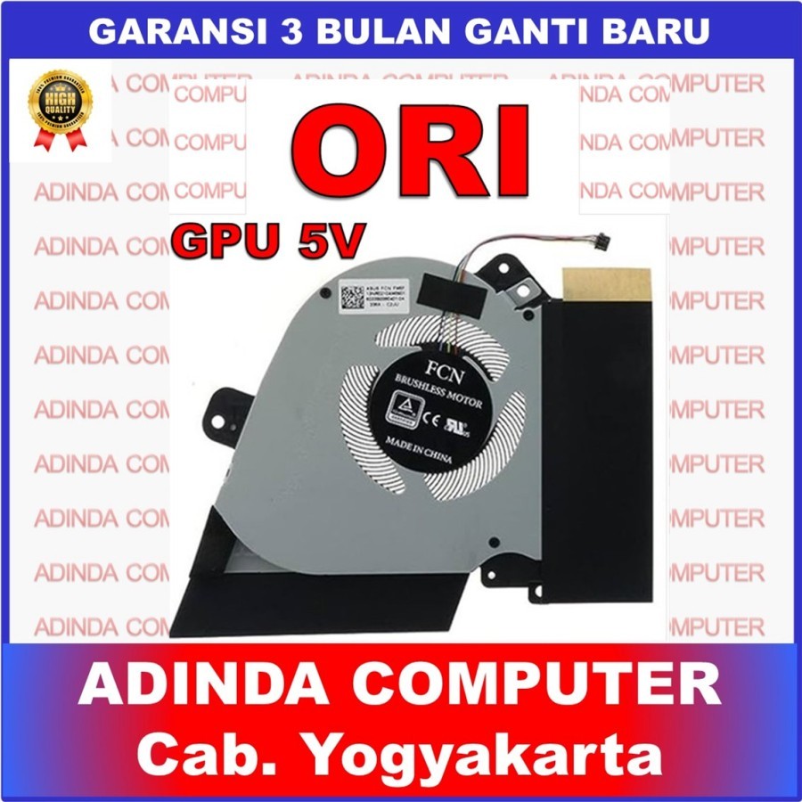 Fan Asus ROG Zephyrus GU502 GU505D GU505DU GA502 GA502D 5V GPU ORI