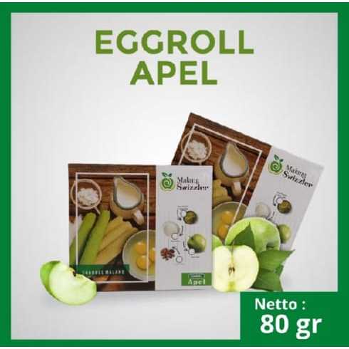 

EGG ROLL APEL BISKUIT | OLEH OLEH KHAS MALANG | MURAH | SWIZZLER 80GR