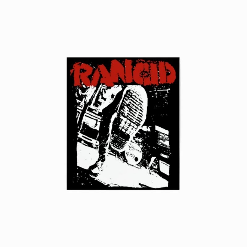 

sticker band Rancid punk rock logo atiker