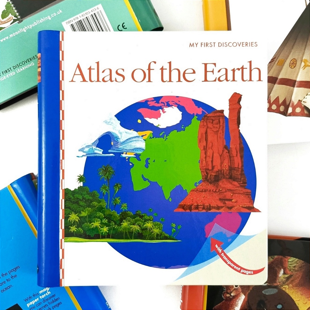 ORIGINAL My First Discoveries Moonlight Publishing - Atlas of The Earth - Leon Books