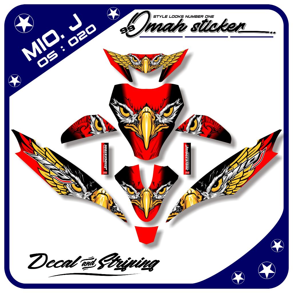 decal mio j full body .stiker decal mio j full body . ADT.020