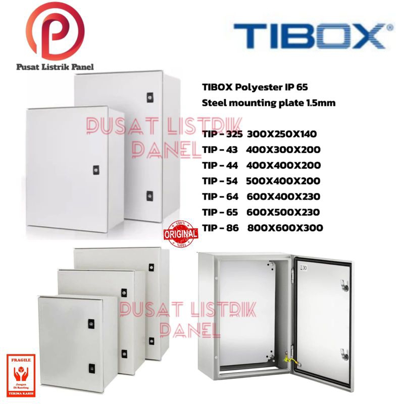 BOX PANEL TIBOX 500 X 400 X 200 TIBOX POLYESTER IP 65