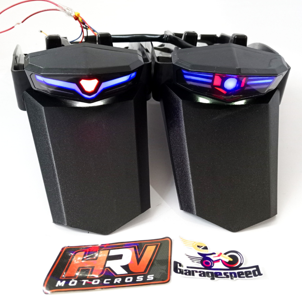 STOPLAMP SPAKBOR BELAKANG LAMPU 3in1 CRF 150 LED HRV
