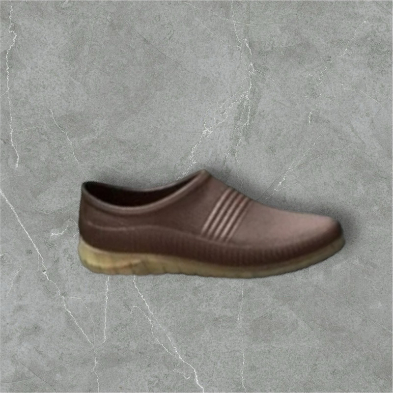 SEPATU PANTOFEL KARET PRIA ATT NBX 663 COKLAT TUA