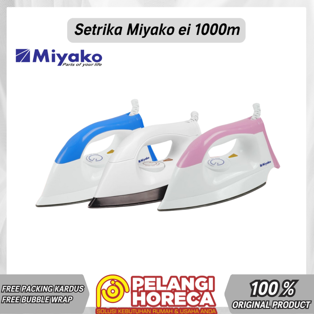 Setrikas Miyako ei-1000m | Setrika Miyako | Setrika Listrk | Setrika Kering | Setrika Baju