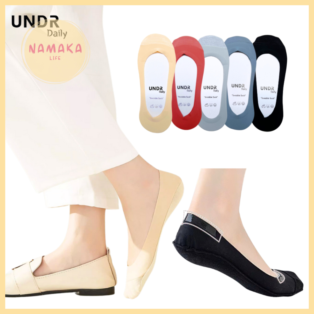 [NL] KAOS KAKI KATUN WANITA TIDAK TERLIHAT INVICIBLE INVISIBLE PEREMPUAN REMAJA DEWASA UNTUK SEKOLAH