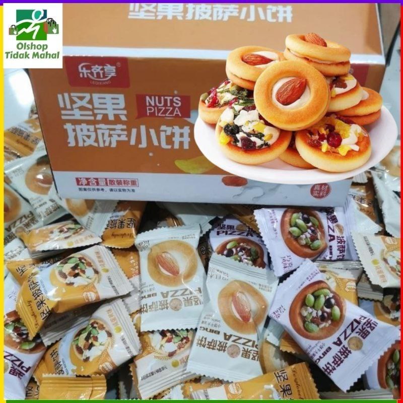 

[HALAL] Biskuit Pizza Kacang / Nut Pizza Biscuit