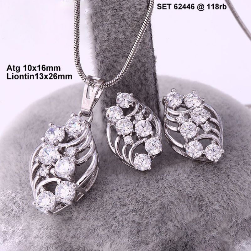 set perhiasan putih xuping 62446