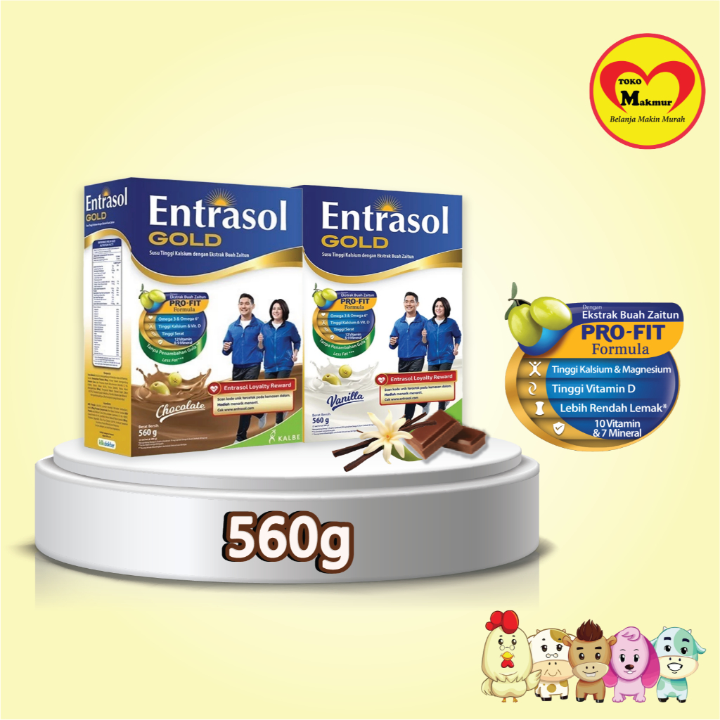 

Entrasol Gold Vanila / Coklat 560gr / Toko Makmur Kapas Krampung