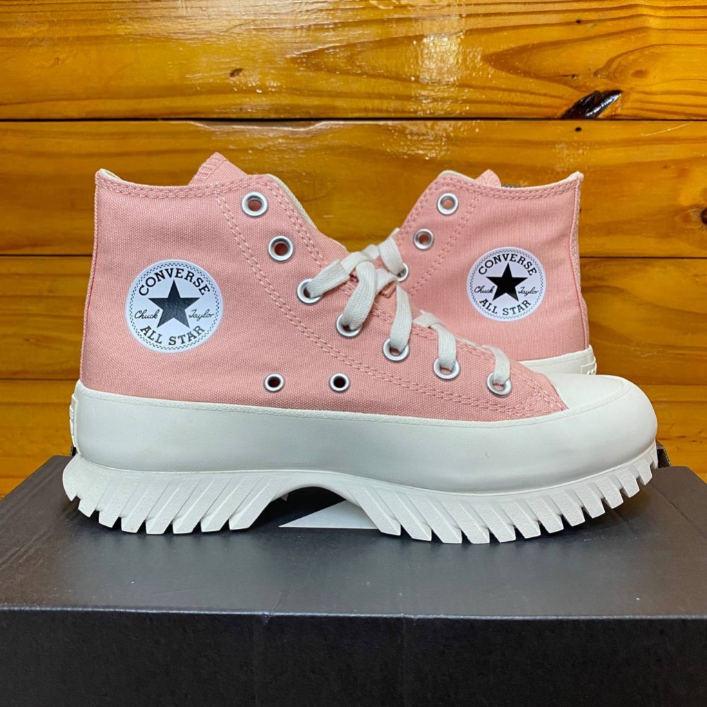 ONLY SIZE 36 SEPATU CONVERSE ORIGINAL 100% TERBARU CONVERSE CTAS LUGGED 2.0 HI A05475 PINK SOLISTICE