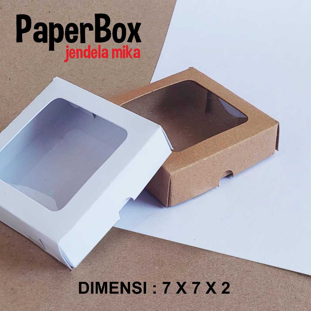 

PAPER BOX MIKA 7X7X2 cm
