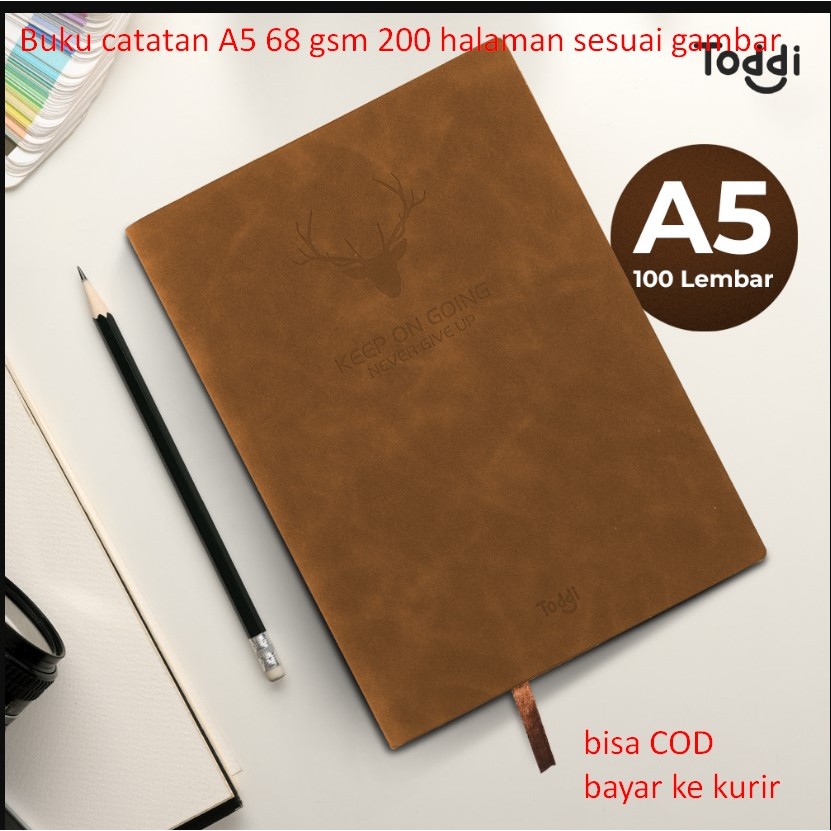 

Buku catatan A5 68 gsm 200 halaman sesuai gambar
