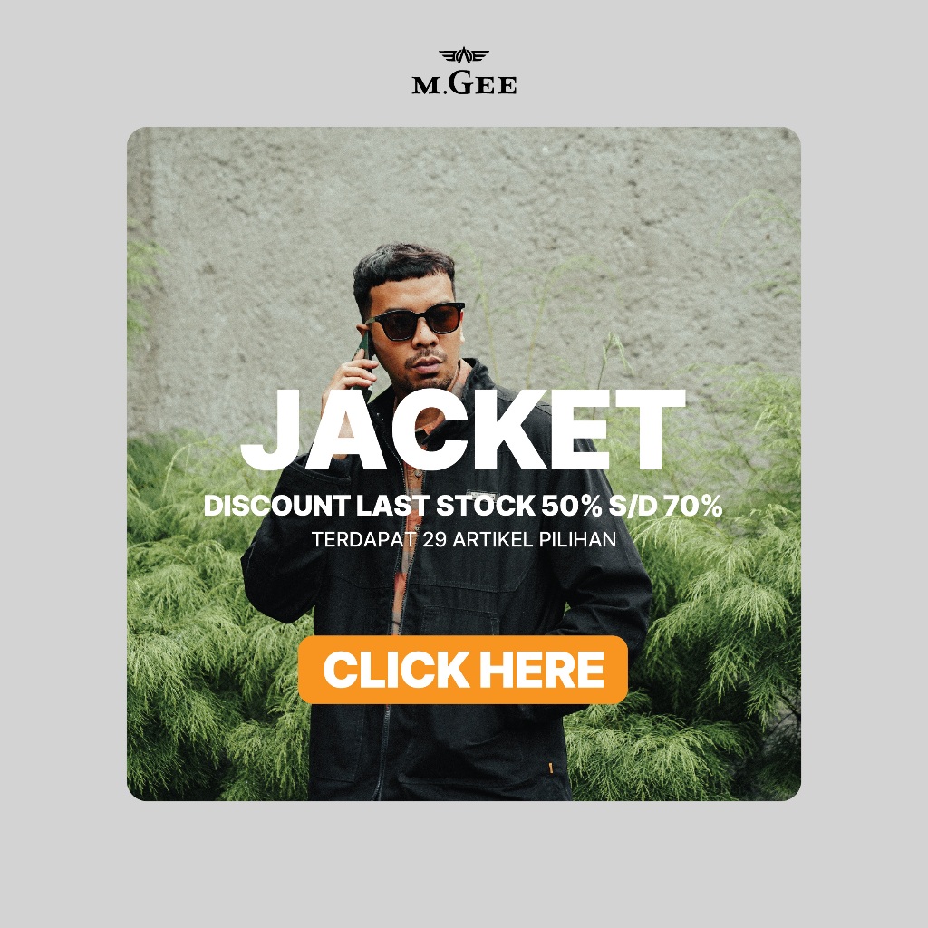 MGEE Last Stock Jacket Tebal Jaket Pria mgee [BUKAN REJECT]