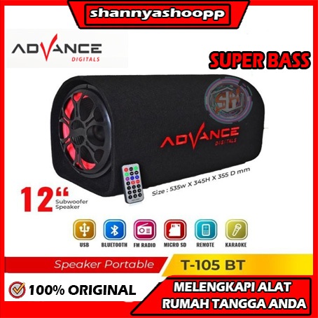 SPEAKER ADVANCE T105 BT | t105bt 12IN//SPEAKER ADVANCE FULL BASS NEW PROMO