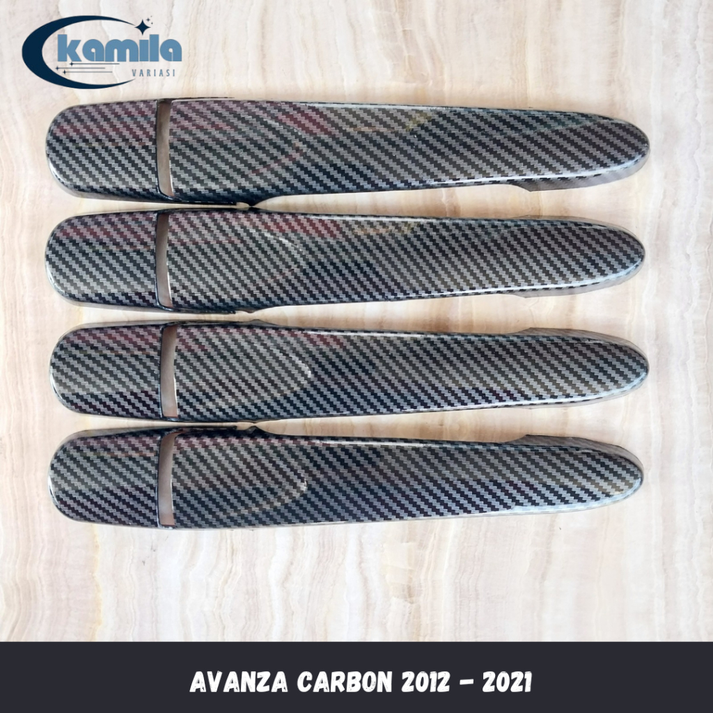 Cover Handle Avanza Handle Pintu Mobil Avanza 2012 - 2021 Carbon