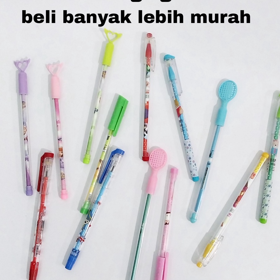 

STOCK TERUPDATE SOS Bolpen Gel Fancy GPPB12 pcs
