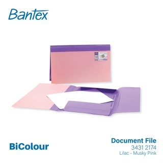 

Bantex BICOLOUR Document File PP Folio - 3431