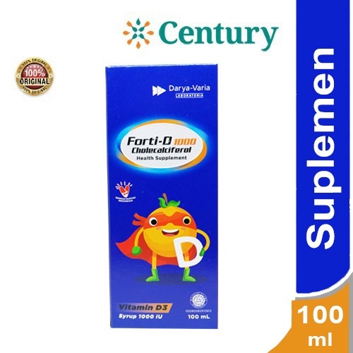 FORTI D1000 IU SIRUP 100ML/ VITAMIN D ANAK/ VITAMIN D SIRUP