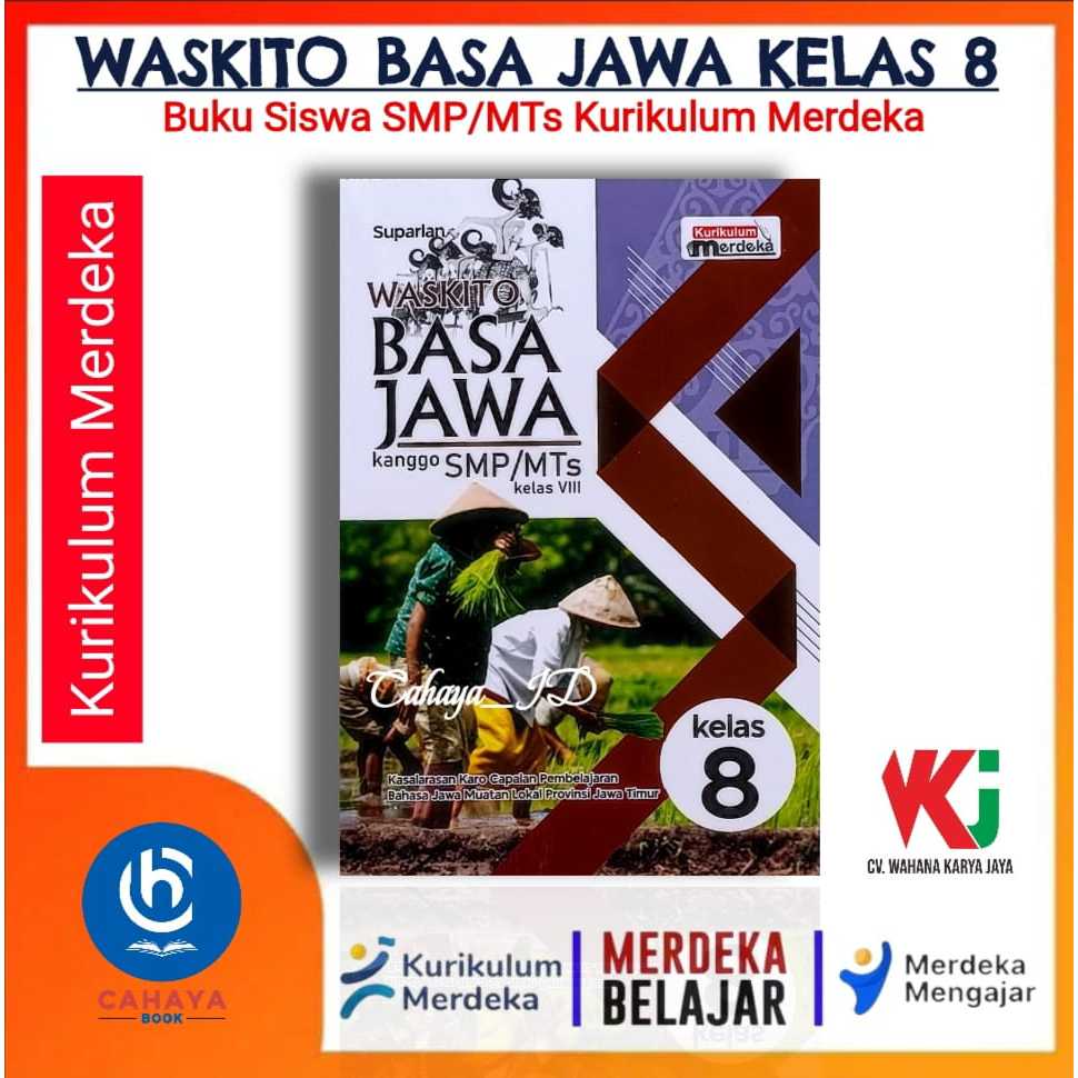 Buku Siswa Waskito Basa Jawa Kelas 8 SMP/MTs Kurikulum Merdeka - Buku Bahasa Jawa Kurikulum Merdeka 